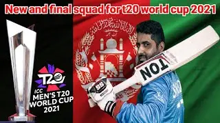Afghanistan Squad for T20 World Cup 2021 | ICC T20 World Cup 2021 | Afghanistan Final Squad |