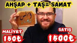 DOĞANIN SANATA DÖNÜŞTÜĞÜ AN AHŞAP VE DOĞALTAŞTAN İSİMLİK PROJESİ
