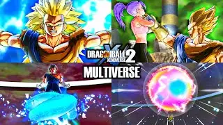 *NEW* ANIMATED Multiverse Vegito Transform Pack! Dragon Ball Xenoverse 2 ALL Forms & Custom Skills