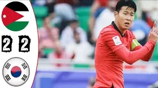 Jordan vs South Korea 2-2 Highlights | AFC Asian Cup – | January 17th, 2024.