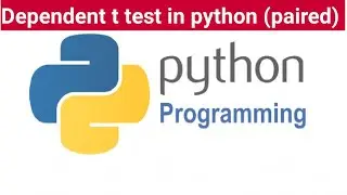 dependent t test in python paired t test in python