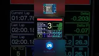 sim-racing dashboard - #DIY - #esp8266 - #SimHub - tft display spi - #TFT_eSpi #simracing
