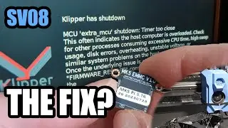 Timer Too Close Klipper Error: 32GB EMMC upgrade and other possible fixes for Sovol SV08 