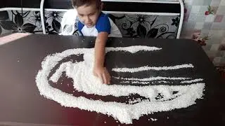 Рисунки из риса