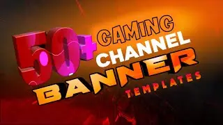 Wow 💥 50+ Gaming channel banner Templates free to use 🔥 Amazing | Gaming Channel banner pack