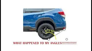 Won't BELIEVE it!! Forester Wilderness Before and After Approach and Departure Angles!!!!
