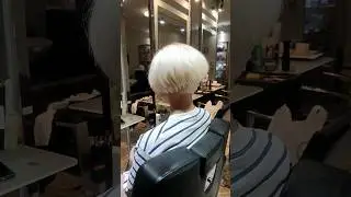 Вариант стрижки каре. Option for a bob haircut. #haircut #shorts #bob