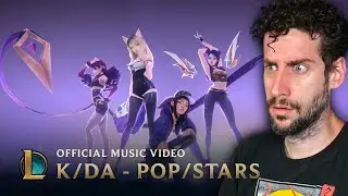 Random Guy REACTS to K/DA - POP/STARS - League of Legends
