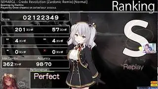 【osu!】SEMARGL - Credo Revolution | 98.70% HDHR (Zardonic Remix) [Normal]