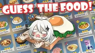 Guess Genshin Impact Food by Their Ingredients | Genshin Impact Quiz (15 Foods)