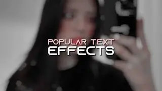Popular text effects for edits | after effects