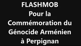 FLASHMOB Trailer - Commémoration du Génocide Arménien à Perpignan