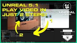 Unreal 5.1 Como Inserir Vídeos em Apenas 2 Passos!