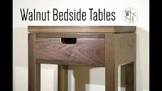 Making Walnut Bedside Tables: Part I