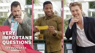 Austin Butler, Jonathan Majors and Adam Sandler answer the most Very Important Questions