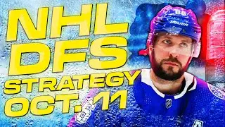NHL DFS Strategy Friday 10/11/24 | DraftKings & FanDuel Daily Fantasy Hockey Picks