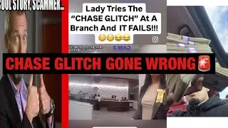 Lady Tries Chase Glitch At Branch And It Fails