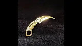 Standoff 2 Karambit GOLD (plywood)/Деревянный Золотой керамбит