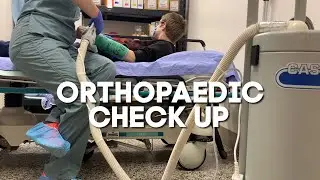 Broken arm healing process - check up