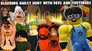 I PLAYED THE BLOXBURG GHOST HUNT WITH DEVS AND YOUTUBERS...