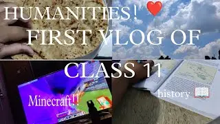 CLASS 11 FIRST STUDY VLOG| CBSE| HUMANITIES| STUDY LOVE #class11 #study #arts #humanities #studyvlog