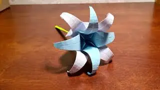 Лилия из бумаги. Оригами