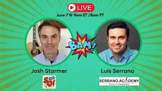 Josh Starmer and Luis Serrano livestream 2 - Double BAM!