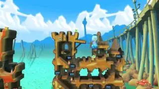 нежданный момент в игре WormsRevolution