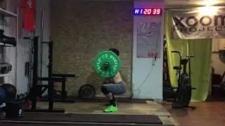 Hang Squat Clean 80kg