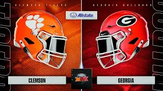 Clemson vs Georgia Week 1 | College Football 25 | Full Game Simulation