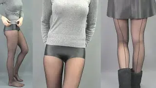 Essential / Must Have Pantyhose with Leather Effect 2 in 1 // Autumn Winter Calzedonia