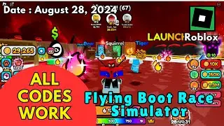 *All Codes Work* Flying Boot Race Simulator Roblox, August 28, 2024