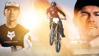Honda 500 CR VS 250 Triumph dans le SABLE !