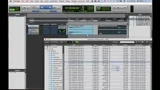 1.2 Pro Tools import audio files, Clip list, workspace