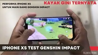 IPHONE XS TEST GAME GENSHIN IMPACT / LUAMAYAN, TAPI INI KEKURANGANNYA BOS !!!!