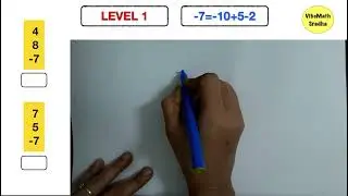 🧮Learn how to use combination subtraction of 7 (-7 = -10+5-2 ) 📕|Level 1 abacus 🧮📚