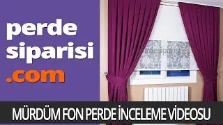 Mürdüm Fon Perde & Modelleri ve Fiyatları | PerdeSiparisi.com |