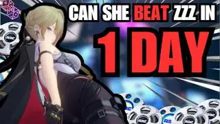 Can Evelyn beat ZZZ in 1 day?