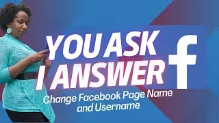 How to Change Facebook Page Name + How to Change Facebook Username (2024)