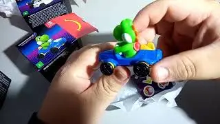 Unboxing Bonecos Super Mario McDonald's 