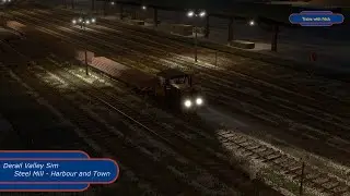 Derail Valley Simulator - Steel Mill - Harbour and Town