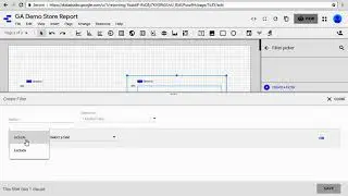 Chart Filters in Google Data Studio