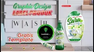 Desain Kemasan dan Label Produk Mudah | Gratis Tamplate CDR | Tutorial CDR