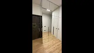 Зеркальный шкаф в прихожей