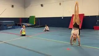 Handstand Snap Down Straddle Up