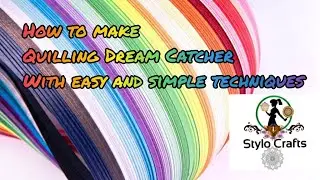 If you have Quilling strips, do check out this Dream Catcher DIY :)