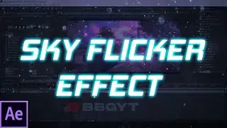 How to add flicker effect to your montages in after effects | Tutorial video |