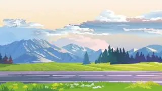 ANIMATION MOVING ROAD