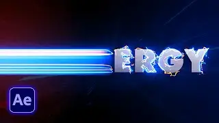 Energy title in after effects : After Effects Tutorials