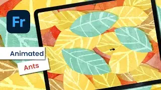 Animated Ants in Adobe Fresco